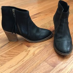 Black ankle booties
